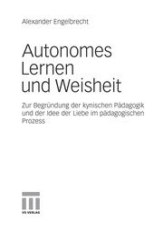 Front cover of Autonomes Lernen und Weisheit by Alexander Engelbrecht