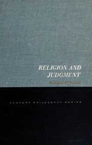 Cover of Religion and judgment by Willard Eugene Arnett