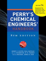 Front cover of Perry's chemical engineers' handbook by Henry Z. Kister