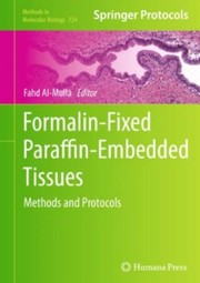 Front cover of Formalin-fixed paraffin-embedded tissues by Fahd Al-mulla