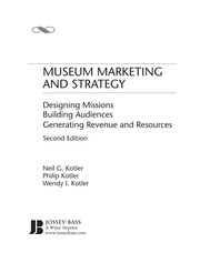 Front cover of Museum marketing and strategy by Neil G. Kotler