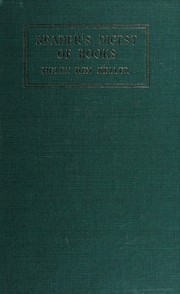 Cover of The reader's digest of books by Helen Rex Keller