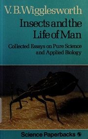 Front cover of Insects and the life of man by Sir Vincent Brian Wigglesworth