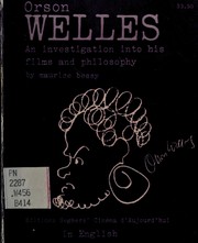 Cover of Orson Welles by Maurice Bessy