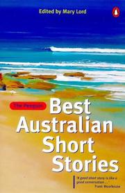 Front cover of Best Australian Short Stories by Mary Lord