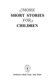 Cover of More short stories for children by Unknown