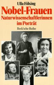 Cover of Nobel-Frauen by Ulla Fölsing