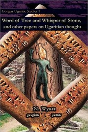 Front cover of Word of tree and whisper of stone by N. Wyatt
