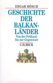 Cover of Geschichte der Balkanländer by Edgar Hösch