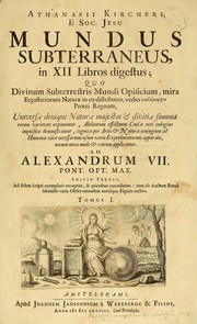 Front cover of Mundus subterraneus, in XII libros digestus by Athanasius Kircher