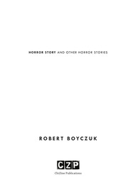 Front cover of Horror story and other horror stories by Robert Boyczuk