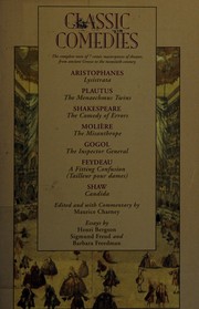 Cover of Classic Comedies by Maurice Charney
