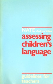 Cover of Assessing Children's Language by Andrew Stibbs