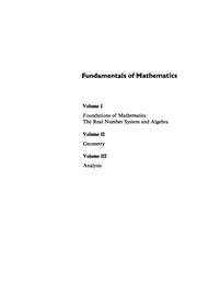 Front cover of Grundzüge der Mathematik by Heinrich Behnke