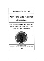 Front cover of Proceedings of the New York State Historical Association: ... Annual Meeting with Constitution .. by New York State Historical Association