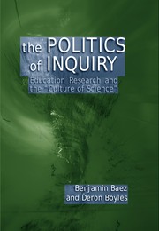 Front cover of The politics of inquiry by Benjamin Baez