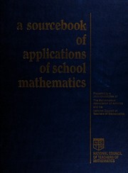 Front cover of A sourcebook of applications of school mathematics by Joint Committee of the Mathematical Association of America and the National Council of Teachers of Mathematics.