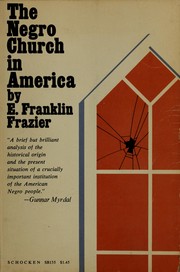 Cover of The Negro church in America / E. Franklin Frazier by E. Franklin Frazier