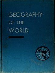 Cover of Geography of the world by Leonard Oscar Packard
