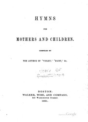 Front cover of Hymns for mothers and children by C. S. Guild