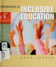 Front cover of Introduction to inclusive education by Anne Jordan
