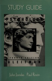 Cover of Study guide by John Jonides