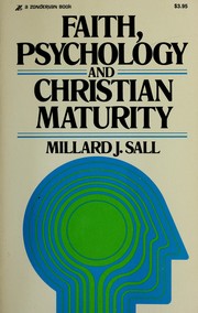Front cover of Faith, Psychology and Christian Maturity by Millard J. Sall