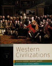 Front cover of Western civilizations by Judith G. Coffin