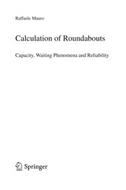 Cover of Calculation of roundabouts by Raffaele Mauro