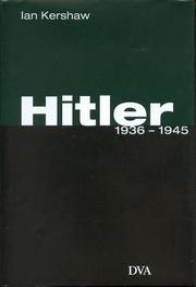 Cover of Hitler 1936-1945 by Ian Kershaw