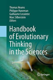 Cover of Handbook of Evolutionary Thinking in the Sciences by Thomas Heams