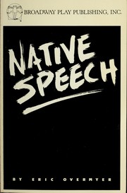 Cover of Native speech by Eric Overmyer