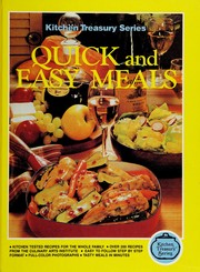 Cover of Quick and easy meals by Donald D. Wolf