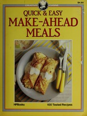 Cover of Quick & easy make-ahead meals by Mary Shepherd
