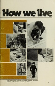 Cover of How we live by Clark, Fred G.