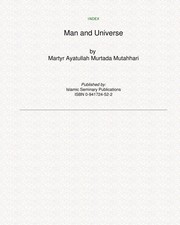 Front cover of Man and Universe by Murtaz̤á Muṭahharī