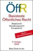Cover of Basistexte öffentliches Recht by Germany