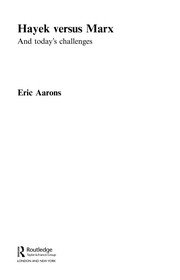 Cover of Hayek versus Marx by Eric Aarons