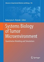 Front cover of Systems Biology of Tumor Microenvironment by Katarzyna A. Rejniak