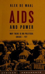 Cover of AIDS and power by Alexander De Waal