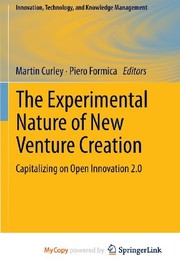 Front cover of The Experimental Nature of New Venture Creation by Martin Curley