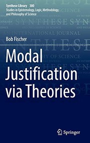 Front cover of Modal Justification via Theories by Bob Fischer
