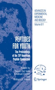 Front cover of Peptides for Youth by Susan Del Valle