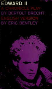 Cover of Edward II by Bertolt Brecht