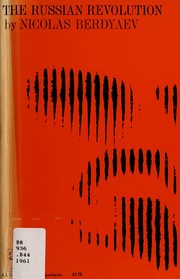 Front cover of The Russian revolution by Nikolaĭ Berdi͡aev
