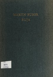 Cover of Elija by Martin Buber