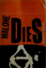 Cover of Malone meurt by Samuel Beckett