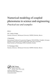 Front cover of Numerical modeling of coupled phenomena in science and engineering by J. Bundschuh