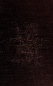 Front cover of Physics, its laws, ideas, and methods by Alexander Kolin