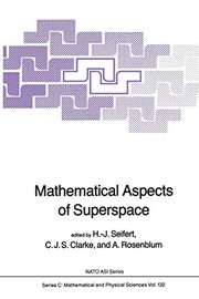 Front cover of Mathematical Aspects of Superspace by H.J. Seifert